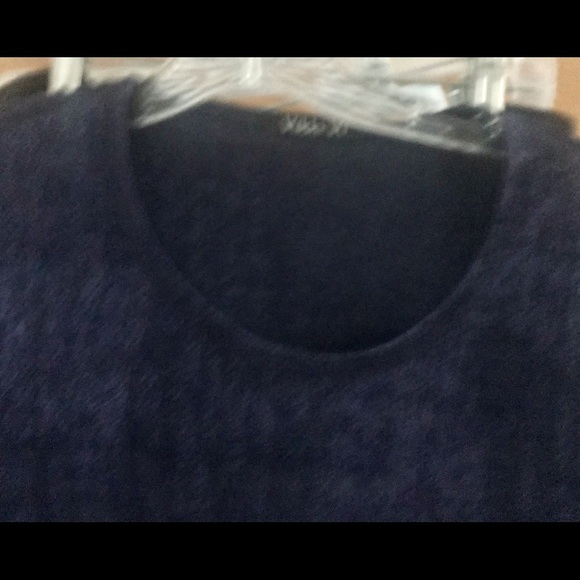 New Blue with Silver Shimmer Vikki Vi Top with 1X made in USA - Picture 4 of 16